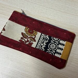 Floral Patterned Makeup Pouch